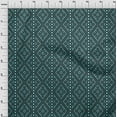 thumbnail image 3 of oneOone Silk Tabby Fabric Ethnic Geometric Flame Stitch Decor Fabric Printed BTY 42 Inch Wide, 3 of 4