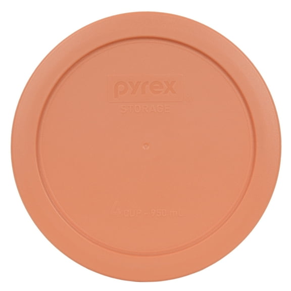 Pyrex Replacement Lid 7201-PC 4-Cup Bahama Sunset Light Orange Plastic Cover for Pyrex 7201 Bowl (Sold Separately)