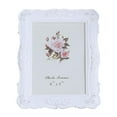 thumbnail image 1 of veasfak Modern Rose Photo Frames Photo Display Resin Art Picture Frame for Tabletop Home C-8 inch, 1 of 9
