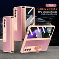 thumbnail image 2 of Allytech Compatible Samsung Galaxy Z Fold 2 Case,Camera Protection Magnetic Hinge Protection,Metal Stand ,Lightweight and Slim,More Screen and  Phone Stand Cover 5G Z Fold 2,Pink, 2 of 8