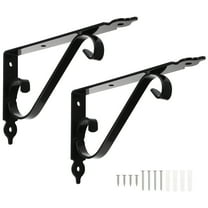 Raindrops 4 Sets  Metal Wall Floating Triangle Shelf Brackets Hanger Bracket Wall Mounted Shelf Support for Floating Wood Shelves