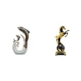thumbnail image 1 of Colección Moderna De Estatuas Abstractas De Delfines Y Caballos De Cerámica Para Decoración De Sala De Estar, Chimenea, Oficina O Mesa., 1 of 8