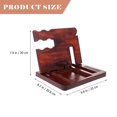 thumbnail image 2 of Gymnture Wooden Cell Holder Stand Portable Tablet Mobile Stand, 2 of 10