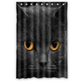 thumbnail image 1 of ABPHQTO Animales Gatito Gato Cortina de ducha Cortina de ducha impermeable 120x180 cm, 1 of 2