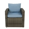 thumbnail image 5 of Thy-Hom Rio 6 Piece All-Weather Wicker Conversation set with Storage, 5 of 6