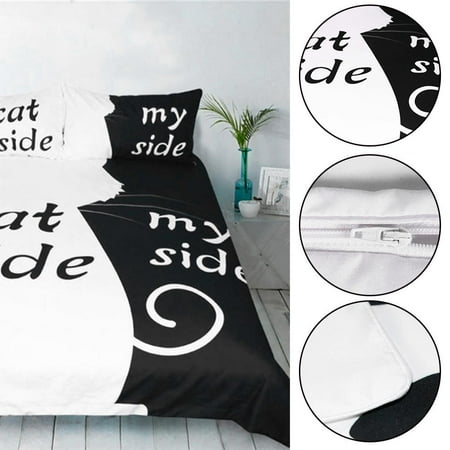 Spptty 3pcs Dog Soft Bedclothes Polyester Quilt Duvet Cover
