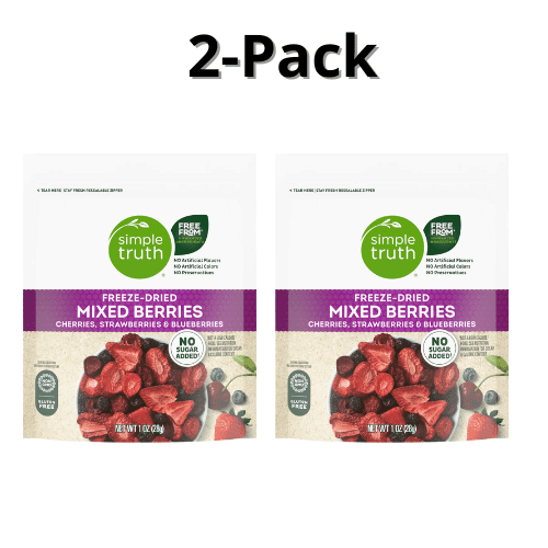 Simple Truth Freeze-Dried Mixed Berries No Sugar Added 2-Pack 1 oz