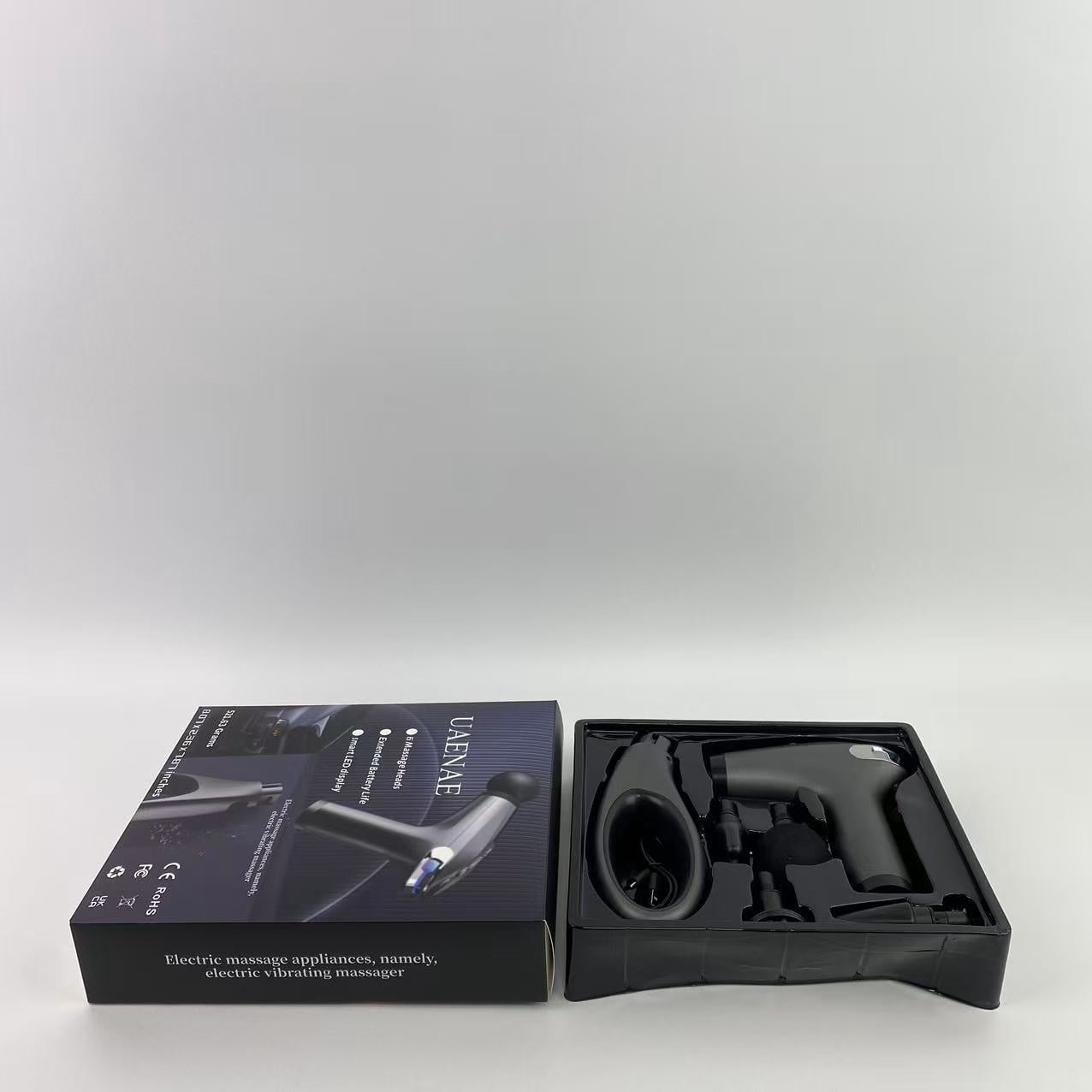 UAENAE Electric massage appliances, namely, electric vibrating massager,Massage Gun, Muscle Therapy Gun for Athletes
