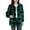 Army Green, variant on QQAMB Flannel Shirt for Girls Plaid Jackets Coat Long Sleeve Oversized Shacket Trendy Causal Fall Winter Clothes