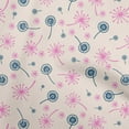 thumbnail image 1 of oneOone Viscose Jersey Pink2 Fabric Asian Floral Craft Projects Decor Fabric Printed By The Yard 60 Inch Wide, 1 of 4