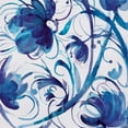 thumbnail image 2 of Troise Heidel, Theresa 20x20 White Modern Wood Framed Museum Art Print Titled - Indigo Swirl III, 2 of 4
