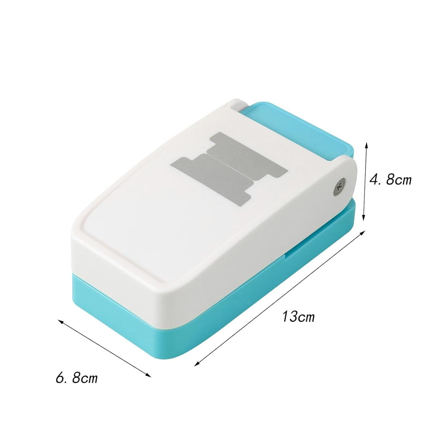 ABPETE Tab Punch Handheld Folder Punch Loose Leaf Separator Label Cutter Puncher for Classification File, Flat Tab
