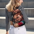 thumbnail image 5 of Lsque Chucky Pattern Canvas Daypack, Durable Backpack, High-quality Versatile Backpack,Vintage Compact Backpack-Medium, 5 of 6