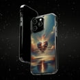 thumbnail image 6 of DistinctInk Hybrid (Acrylic / TPU) Clear Slim Fit Case for Apple iPhone 13 Pro (6.1" Screen) - "Healing the Brokenhearted: Psalm 147:3 Offers Comforting Wisdom", 6 of 8