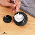 thumbnail image 5 of Radicaln Black Marble 3" Salt Cellar with Lid and Spoon – Kitchen Salt Container | Spice Jars, Salt Holder, Sugar Bowl & Seasoning Holder Set for Countertop Storage, Dining & Home Décor, 5 of 6