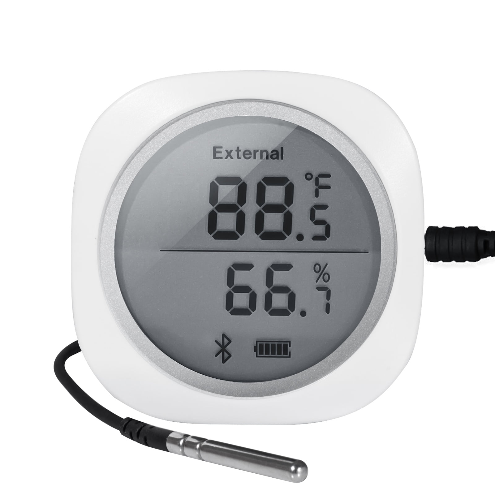 EEEKit 6 Pcs Mini Hygrometer Thermometer Digital LCD Monitor Indoor Outdoor  Humidity Meter Gauge for Humidifiers Dehumidifiers Greenhouse Basement