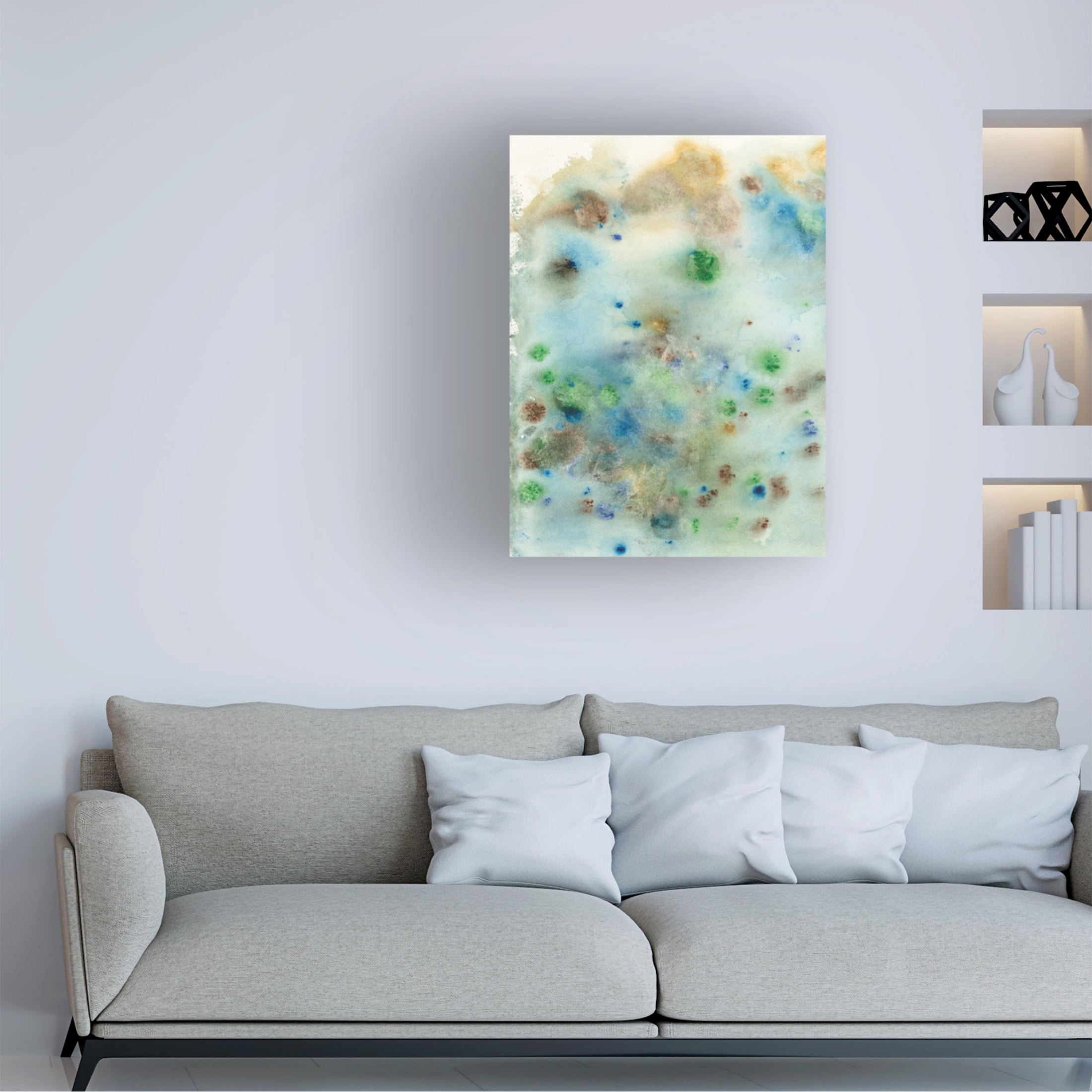 Canvas Wall Art - Jodi Fuchs 'Hawaiian Rain I' Wall Art for Living Room, Bedroom, or Office Décor by Trademark Fine Art - 35 x 47 Inches