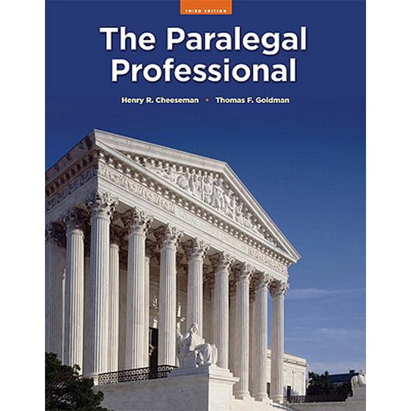 The Paralegal Professional (Paperback) 0135063922 9780135063927
