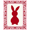 Red, Pattern 4, variant on ODIKA 4'x6' Machine Washable Non-Slip Area Rug, Adorable Bunny Wonderland Nursery Playmat Tummy Activity High Traffic Rug, Pink, 721096