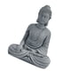thumbnail image 4 of EeaseMX 1 estatua de Buda de arenisca, figura zen, artesanía decorativa para el hogar (gris), 4 of 8