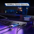 thumbnail image 4 of Estación de acoplamiento Portta 14 en 1 con triple HDMI 4K, USB y RJ45, 4 of 7