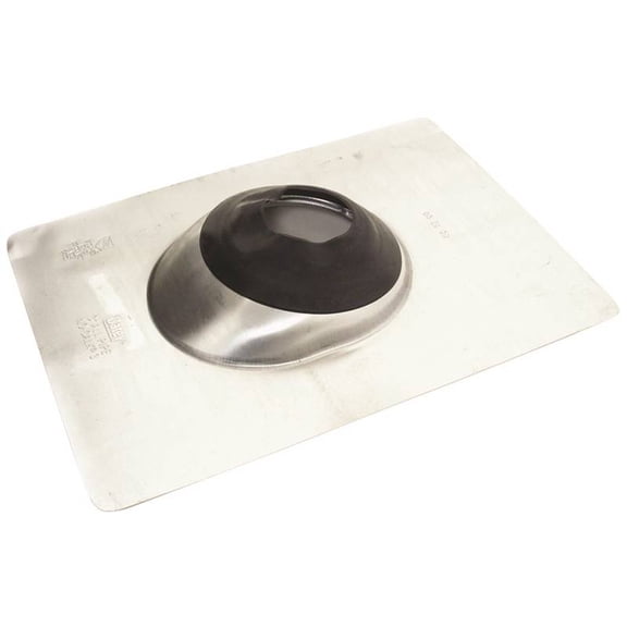 Oatey 3 in. Aluminum Standard Base Roof Flashing in Aluminium - 12946