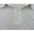 thumbnail image 5 of Atasi Indian Ethnic Men's Short Kurta Full Sleeve Collar Cotton White Shirt-XXX-Large, 5 of 6