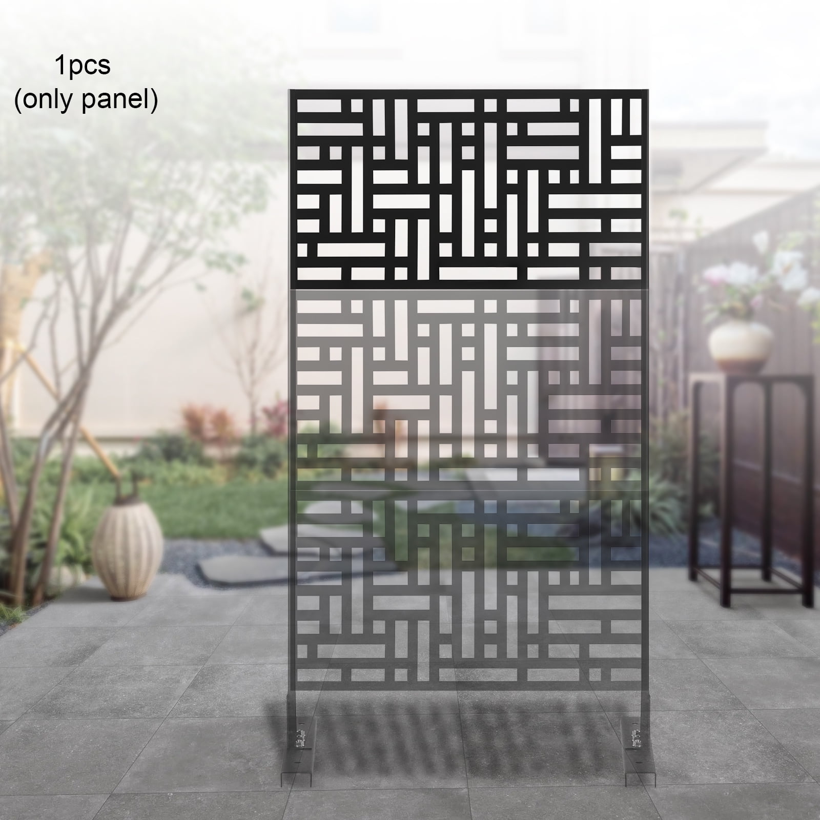 Miumaeov Outdoor Decorative Screen Panel Decorative Privacy Screen