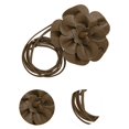 thumbnail image 2 of Unique Bargains 1 Pc Adjustable Waist Belt Elegant Flower Handmade Cord Belt Women Coffee, 2 of 4