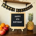 thumbnail image 7 of AGCAN Felt Letter Board with Stand, 10 x 10 Inches Wood Frame Message Board, Changeable Letter Boards with 290 Letters, Numbers and Symbols, 7 of 7
