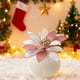 thumbnail image 5 of Flores Navideñas de Tela con Ribetes Dorados. Arreglos Florales Navideños. Decoraciones con Flores Artificiales., 5 of 6