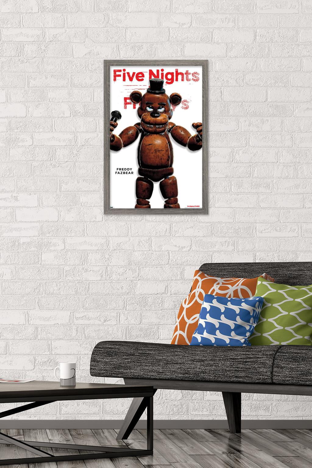 Five Nights at Freddy's - Freddy Feature Series Wall Poster, 14.725" x 22.375" Framed