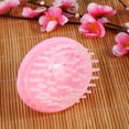 thumbnail image 3 of Mode Shampooing Cuir Chevelu Douche Lavage Massage Cheveux Brosse Peigne(Rose), 3 of 4
