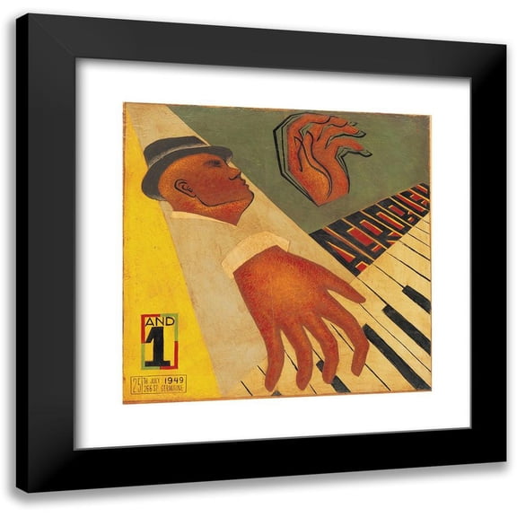 Unknown 12x12 Black Modern Framed Museum Art Print Titled - Aerobleu I