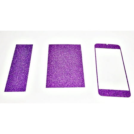 Purple Glitter Phone Sticker, iphone 6+/6s+