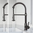 thumbnail image 5 of VIGO Edison Single Handle Pull-Down Sprayer Kitchen Faucet in Graphite Black, 5 of 16