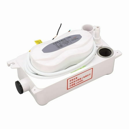 QS-100L Air Conditioning Condensate Drainage Pump Air Conditioning Condensate Lifting Pump Fully Automatic Water Pump,1 x condensate pump,White