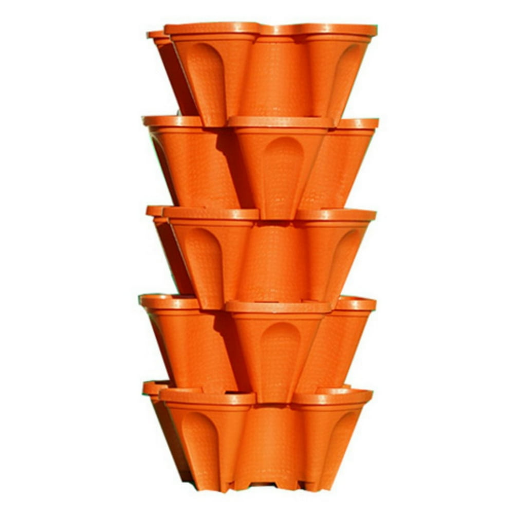 Mr Stacky Large 64 qt. Vertical Garden Planter Set of 5