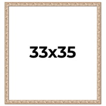 33x35 Frame White Real Wood Picture Frame Width 1.5 inches | Interior Frame Depth 0.5 inches |