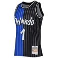 thumbnail image 2 of Men's Mitchell & Ness Penny Hardaway Blue/Black Orlando Magic Hardwood Classics 1994/95 Split Swingman Jersey, 2 of 4