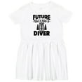 thumbnail image 3 of Inktastic Future Scuba Diver Girls Toddler Dress, 3 of 5