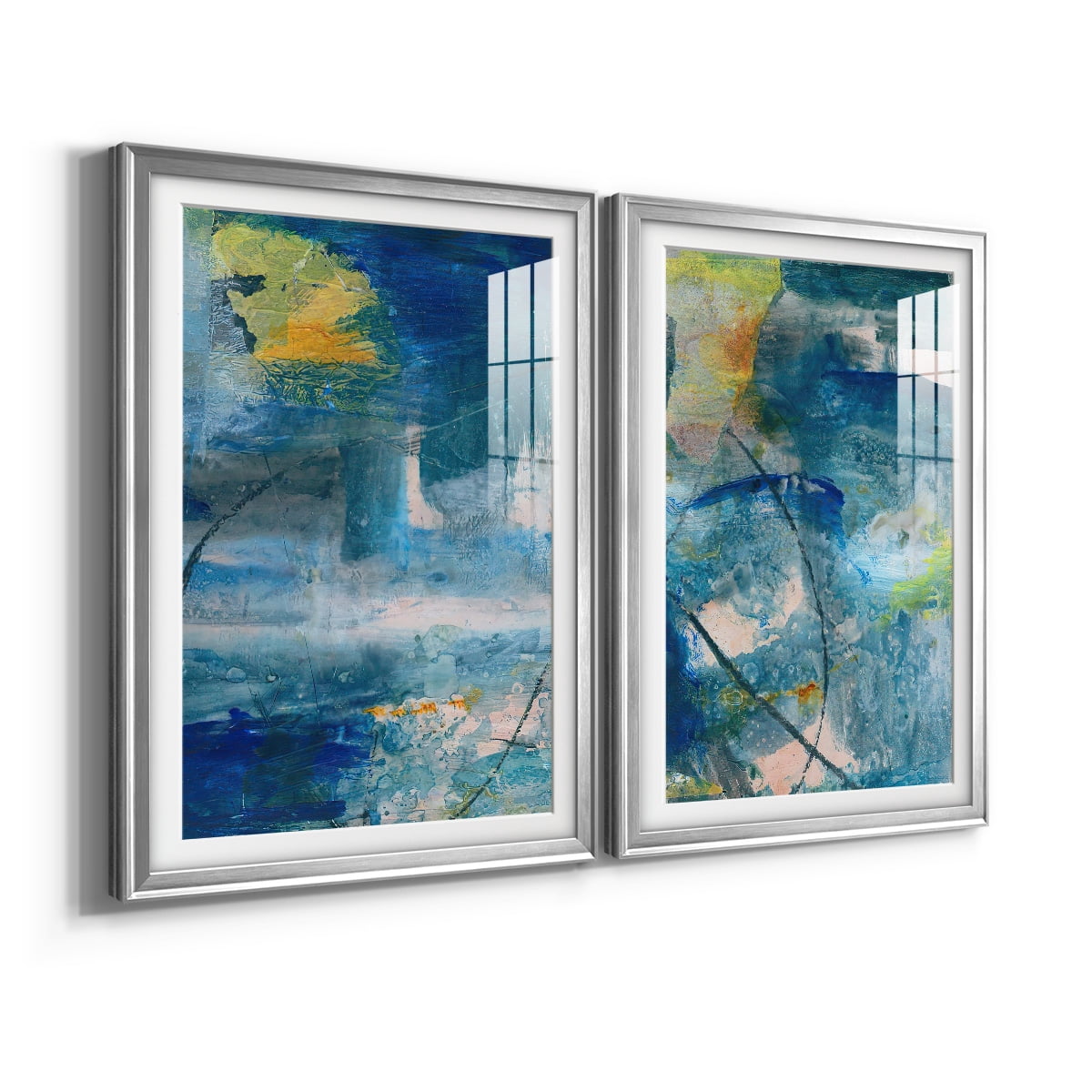 Wexford Home Spring Winds I Premium Framed Print, 22.5" x 30.5" - Ready to Hang, Silver (Set of 2)
