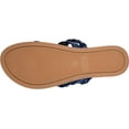 thumbnail image 7 of Women's Journee Collection Colette Strappy Slide Blue Faux Leather 11 M, 7 of 7