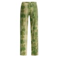 thumbnail image 5 of Fgvctg St. Patrick's Day Womens Pajamas Lucky Sleepwear Wide Leg Pajamas Shamrock Clover Graphic High Waisted Pj Pant Loose Fall Spring Drawstring Lounge Pants with Pockets Mint Green 3XL, 5 of 6