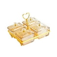 thumbnail image 5 of WeiLaiKeQi Dried Fruit Plate Nut and Candy Serving Tray for Dining Room Wedding Cookies yellow, 5 of 9