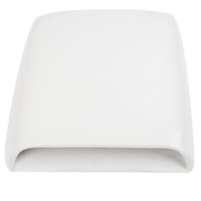 Coche decoración Aire Cuchara Flujo Defensa Pegatina Port agujero Respiradero Blanco Unique Bargains