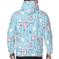 thumbnail image 5 of Hoodies for Men - Funny Cute Teeth Long Sleeve Comfrt Men'S Fashion Hoodies & Sweatshirts, Sweatshirts for Men Hoodies Pullover Clothing Clothes with Pouch, 5 of 7
