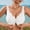 White, variant on iHPH7 Bra Front Closure for Women Floral Print Bras for Seniors Back Support Posture Bra No Underwire Daisy Bras for Older Women Front Open Bras for Women Soft Black L
