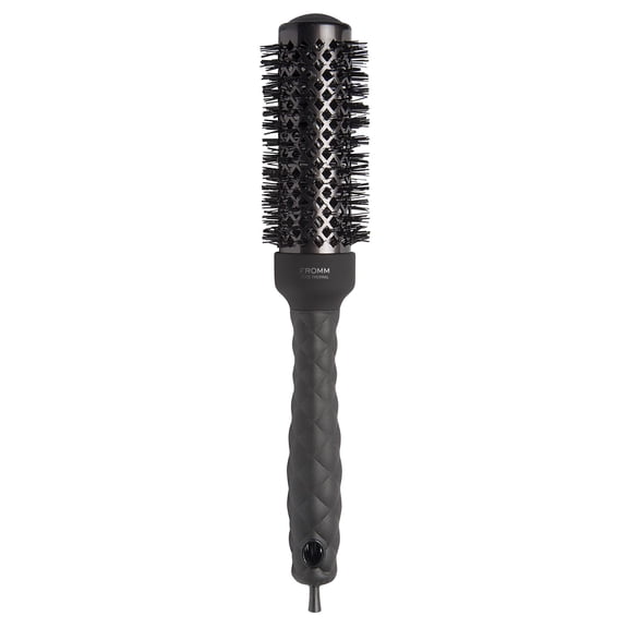 Elite Thermal Ceramic x Ionic 1.25 Inch Round Hair Brush for Expert Blowouts, Faster Hair Drying, Anti-Static Styling, Smoothing, Straightening, and Shine