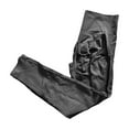 thumbnail image 4 of Yubnlvae High Waist Compression Yoga Pants - Booty Lifting Workout Leggings with Pockets - Thick Squat Proof Fitness Tights (XL-XXL) (Grey | XL), 4 of 7
